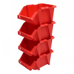 Stack & Nest Plastic Parts Bins Size C 10 Pack